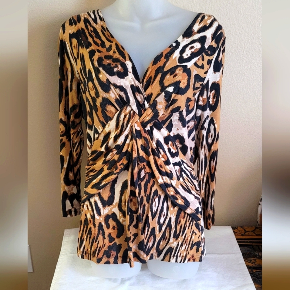 Leopard Top Size M